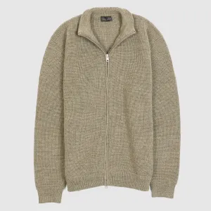 Roberto Collina  Full-Zipped Knit Wool Cardigan