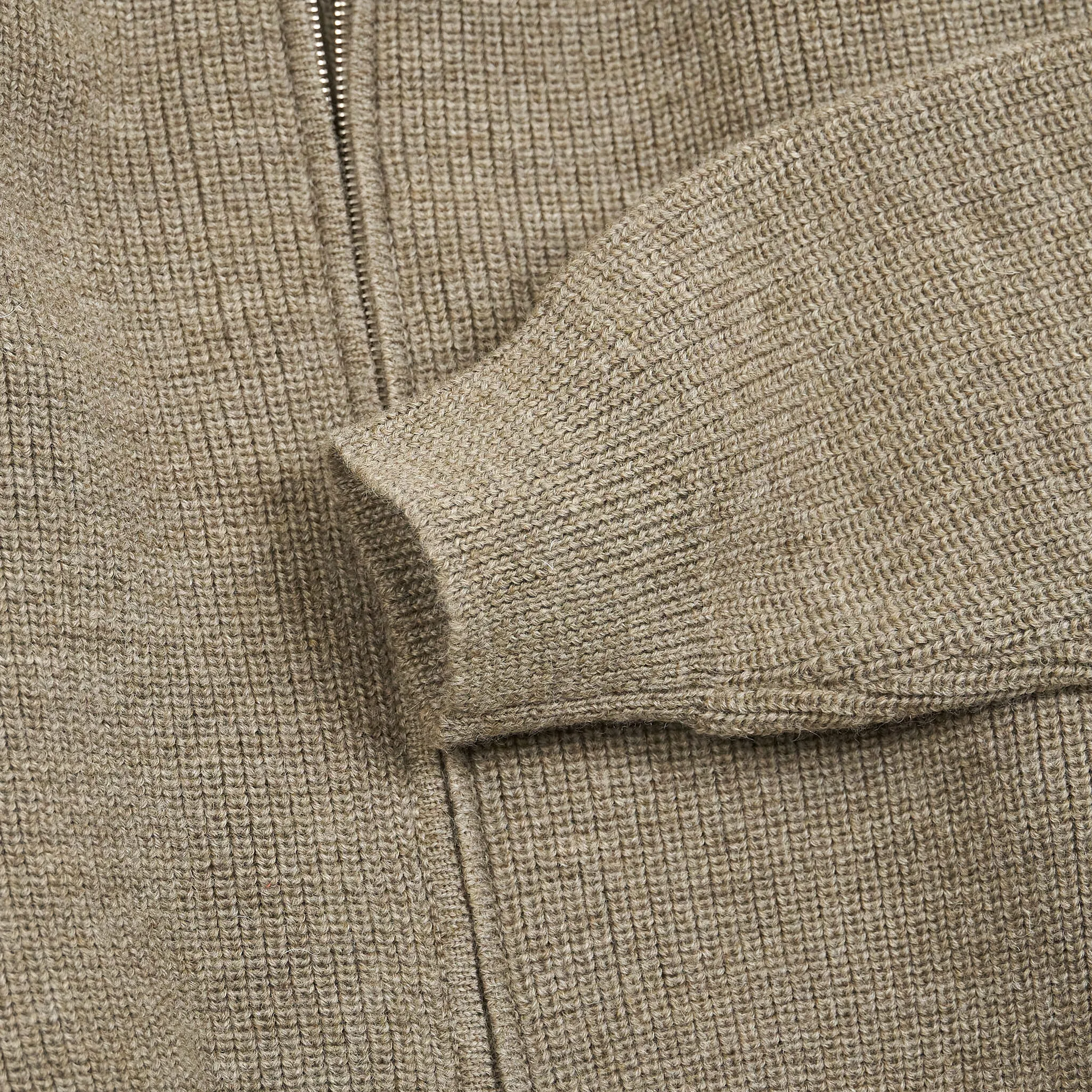 Roberto Collina  Full-Zipped Knit Wool Cardigan