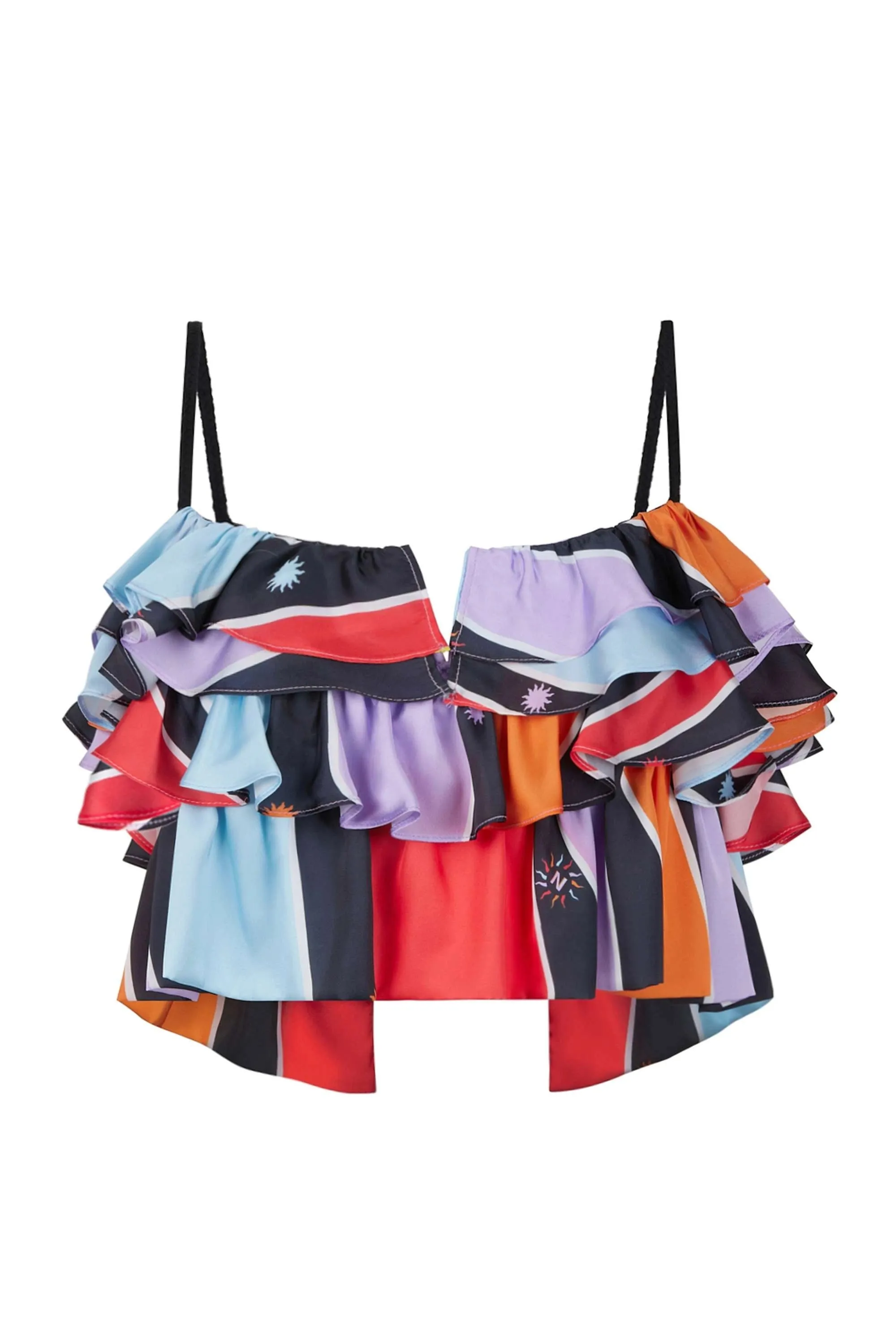 Ruffled Crop Top