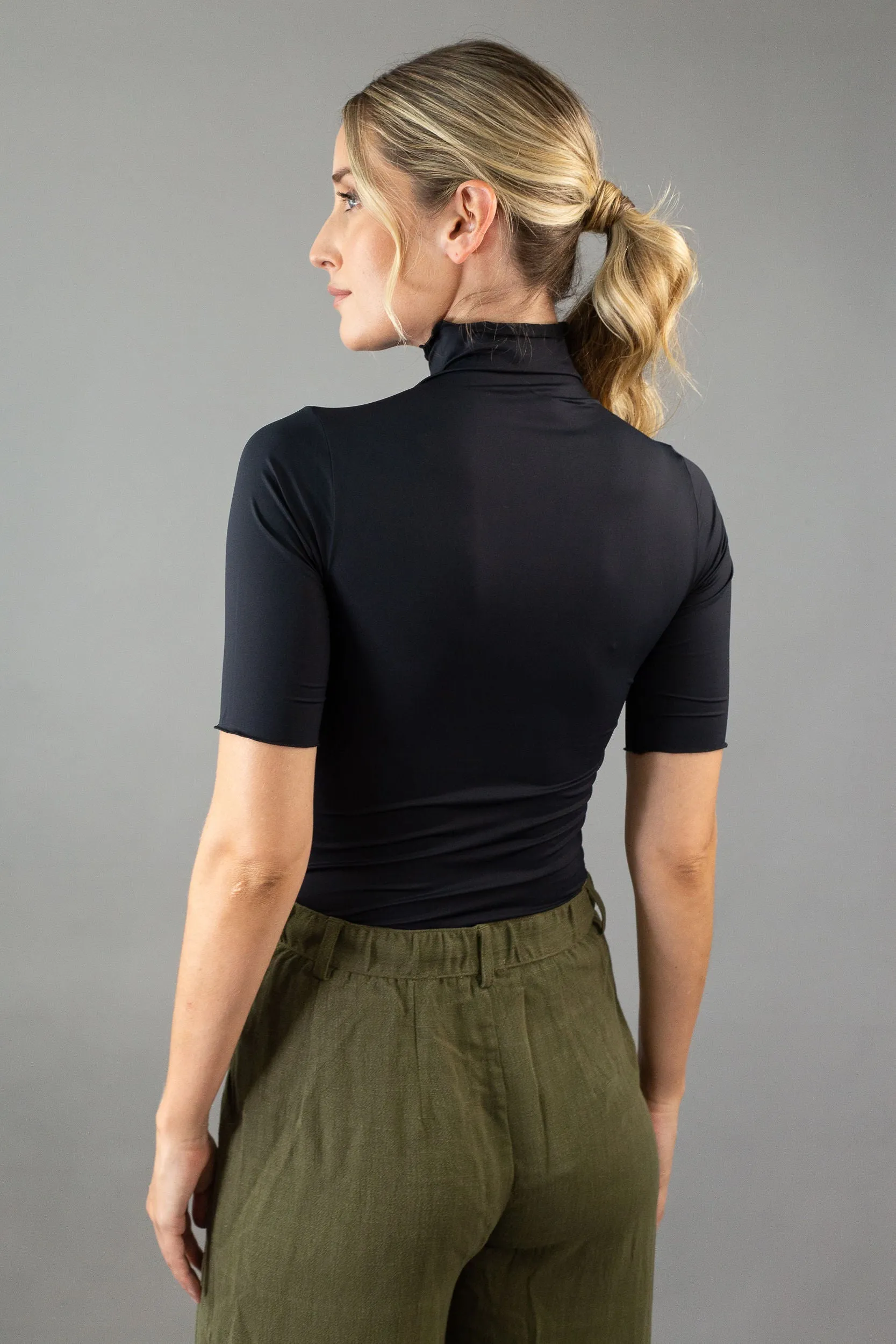 Short Sleeve Turtleneck