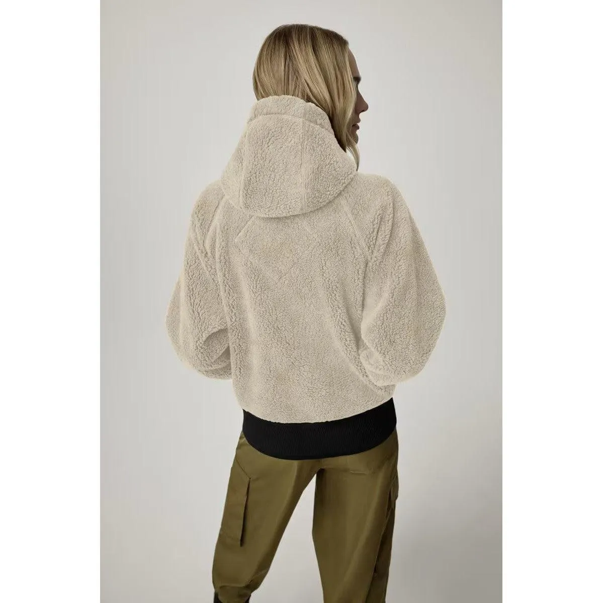 SIMCOE FLEECE HOODY - LIGHT TAN
