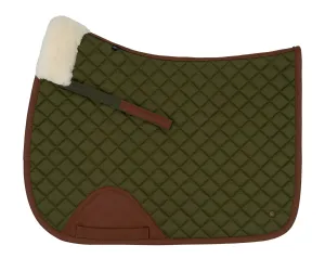 Sixteen Cypress Merino Wool Ultra Soft Jumper Pad, Olive & Cognac
