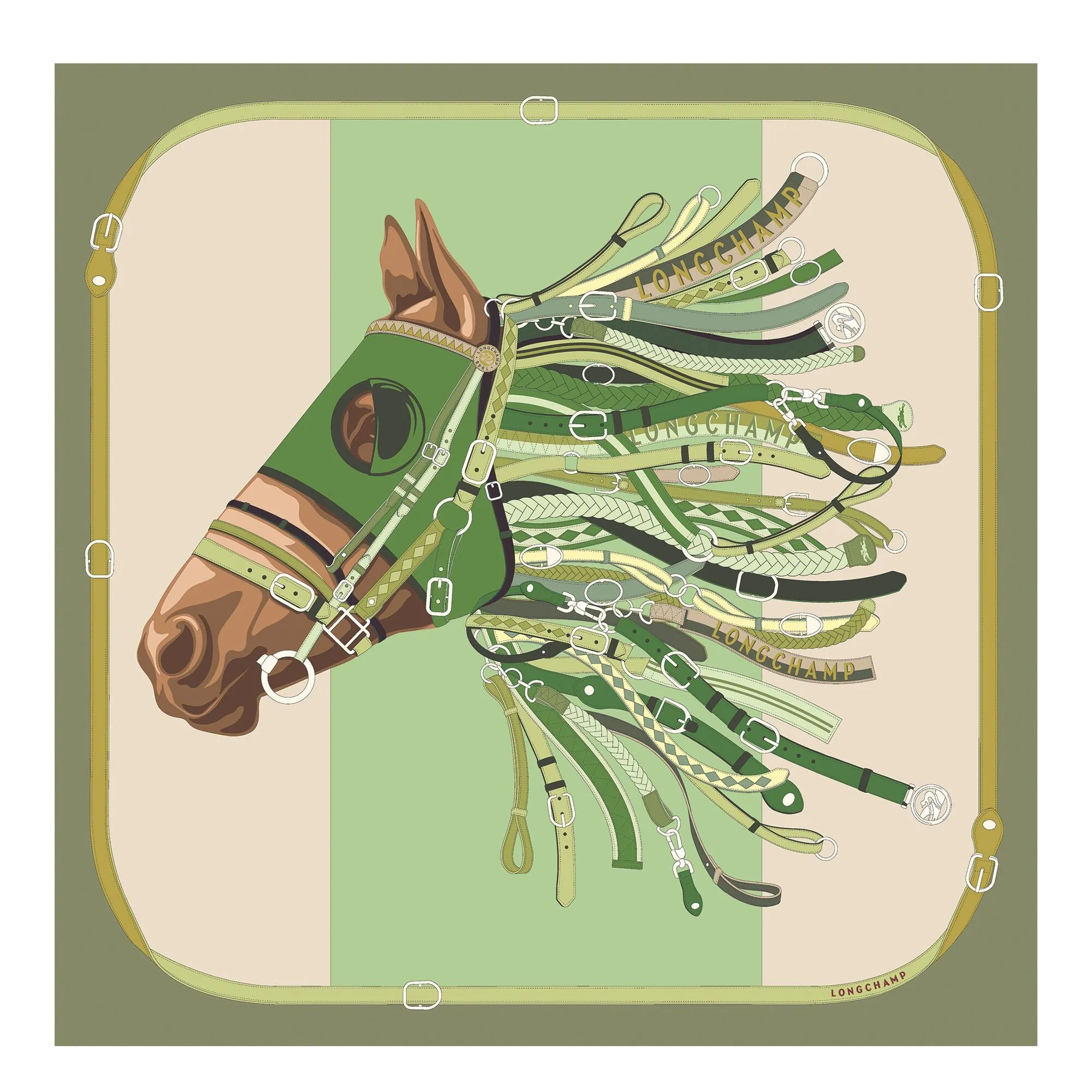 Soie Tête de cheval - 50620GSO