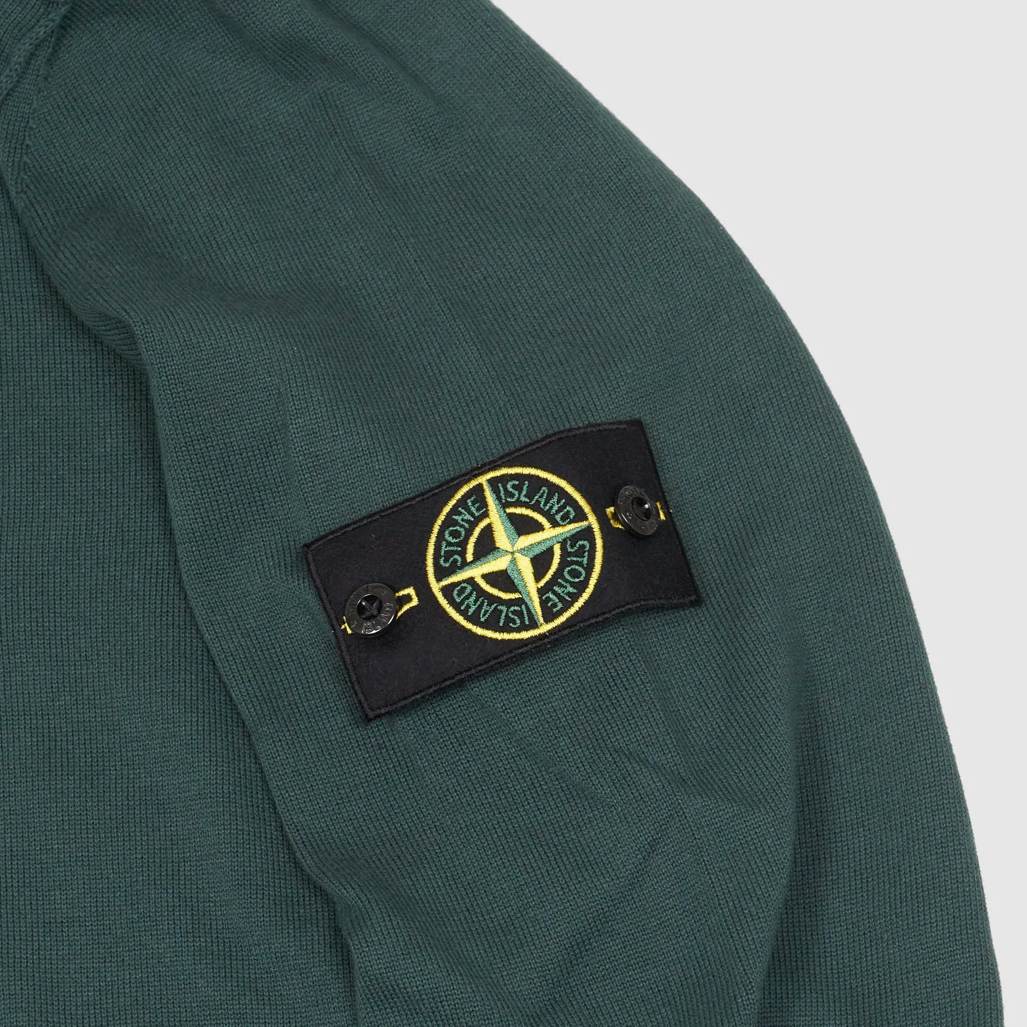 Stone Island Full Zip Stand Up Collar Cardigan