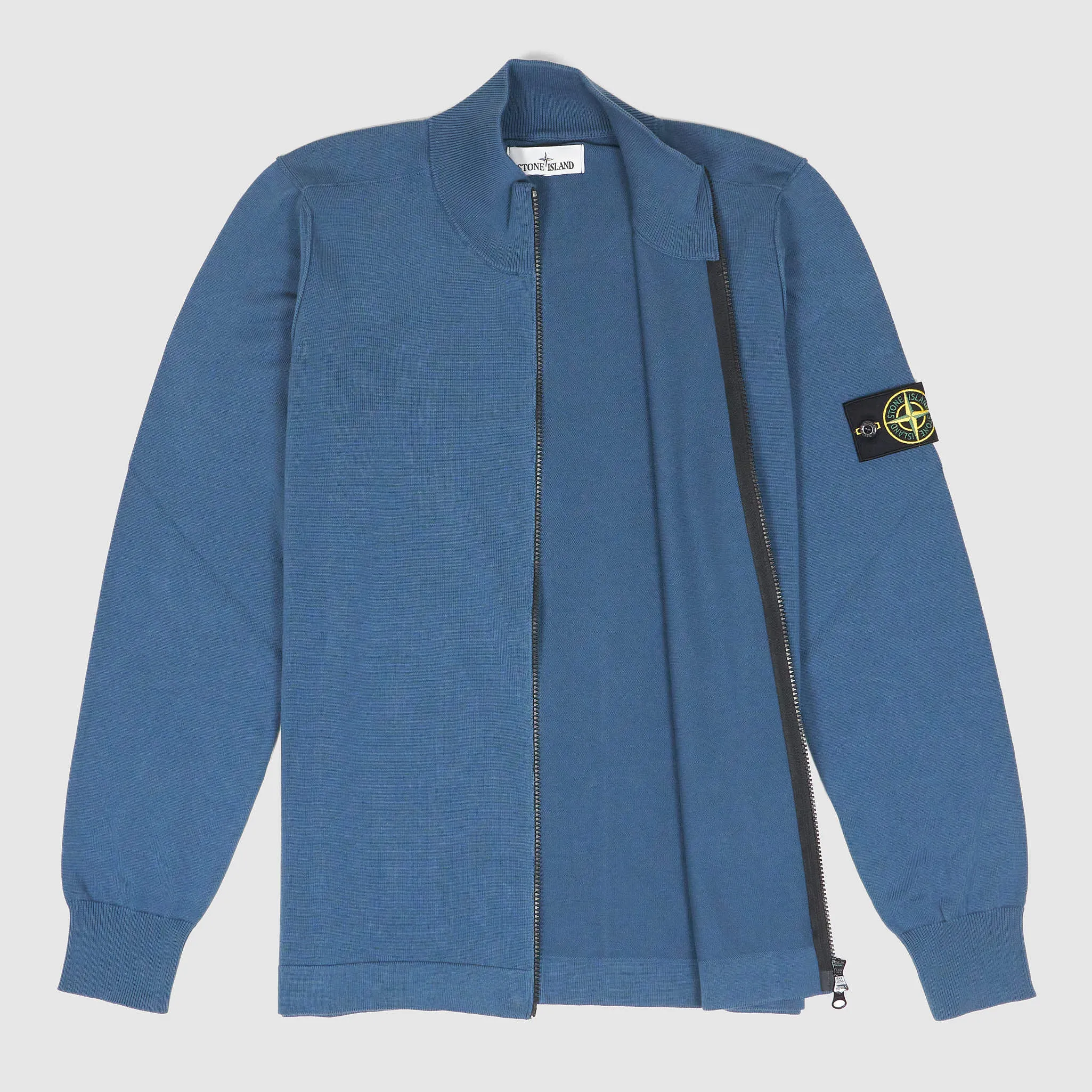 Stone Island Full Zip Stand Up Collar Cardigan