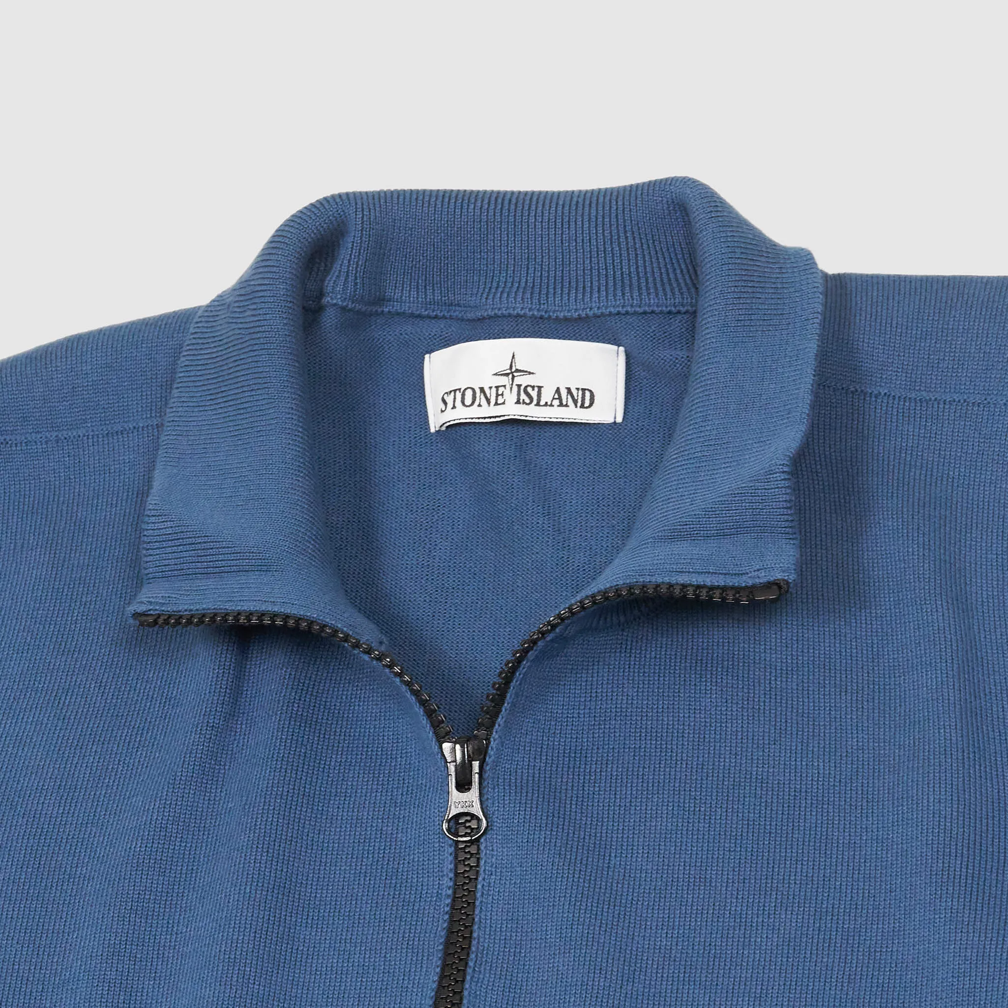 Stone Island Full Zip Stand Up Collar Cardigan