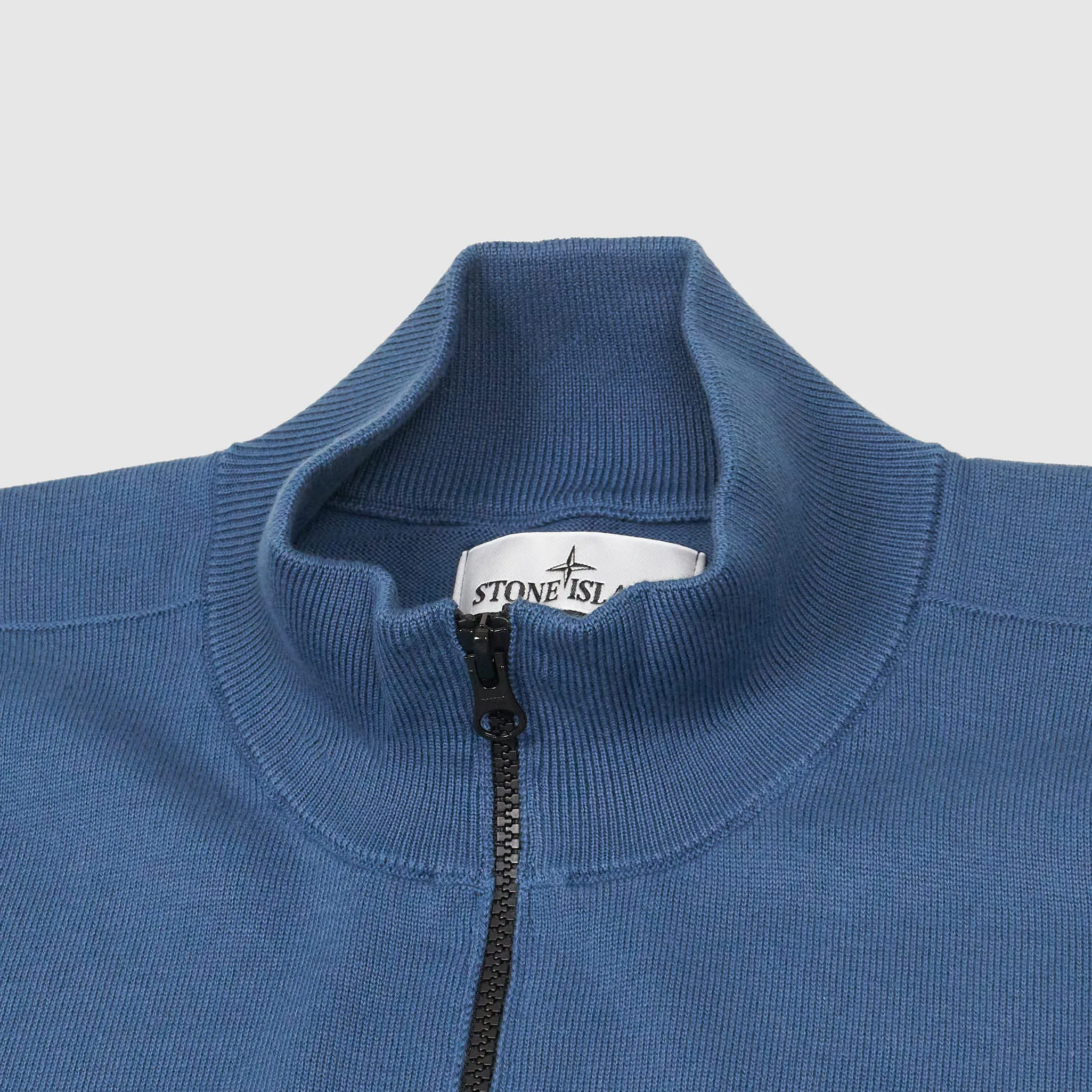 Stone Island Full Zip Stand Up Collar Cardigan