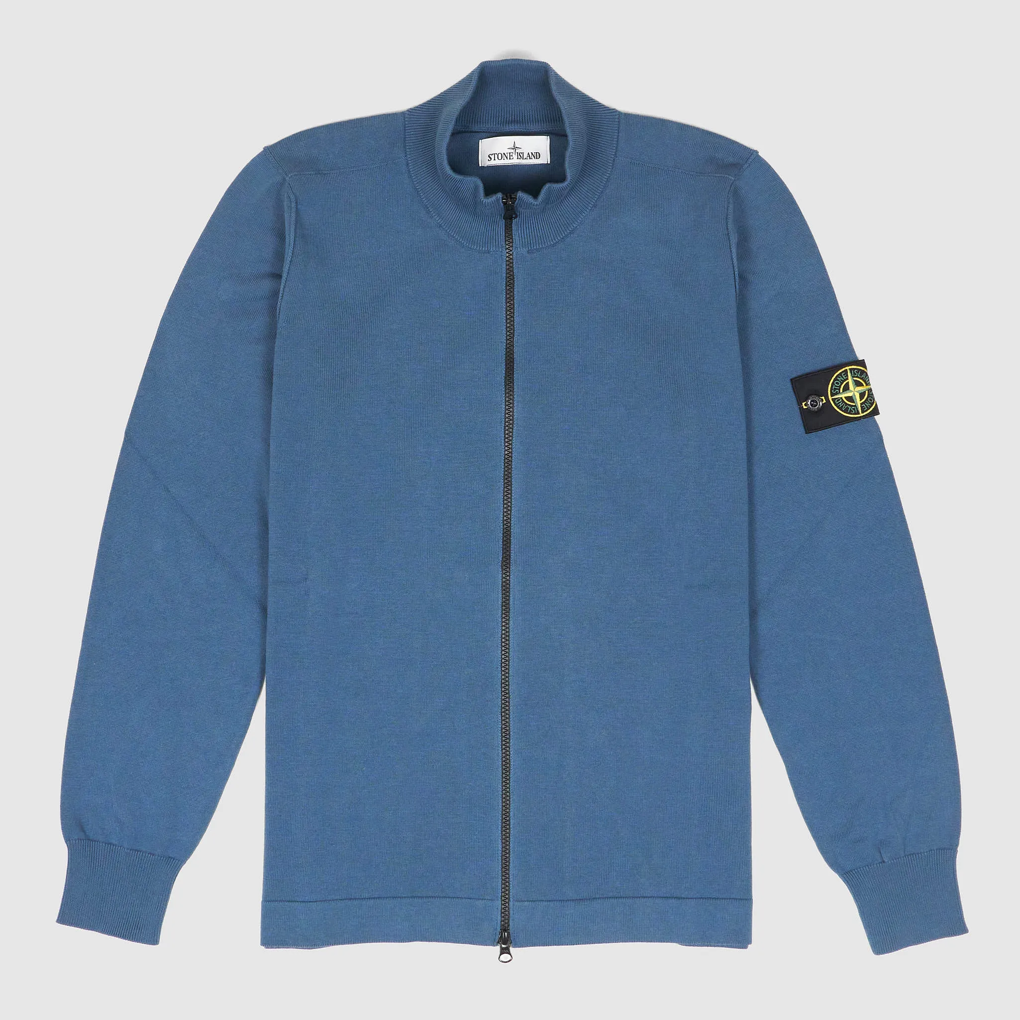 Stone Island Full Zip Stand Up Collar Cardigan
