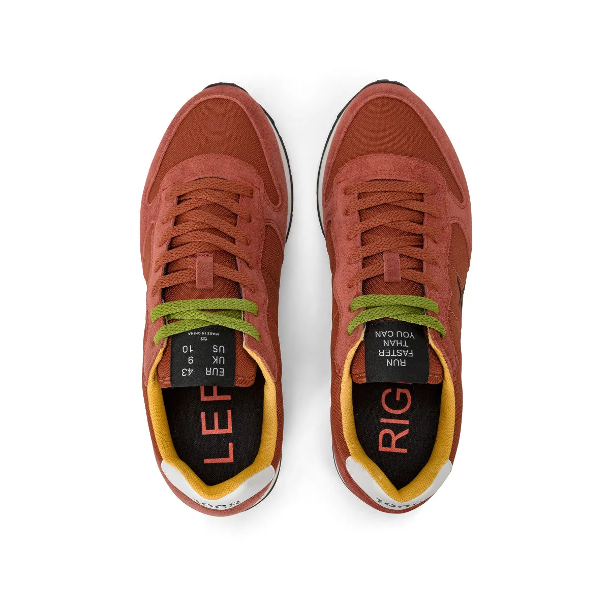 SUN68 TOM SOLID RUST SNEAKERS FOR MEN