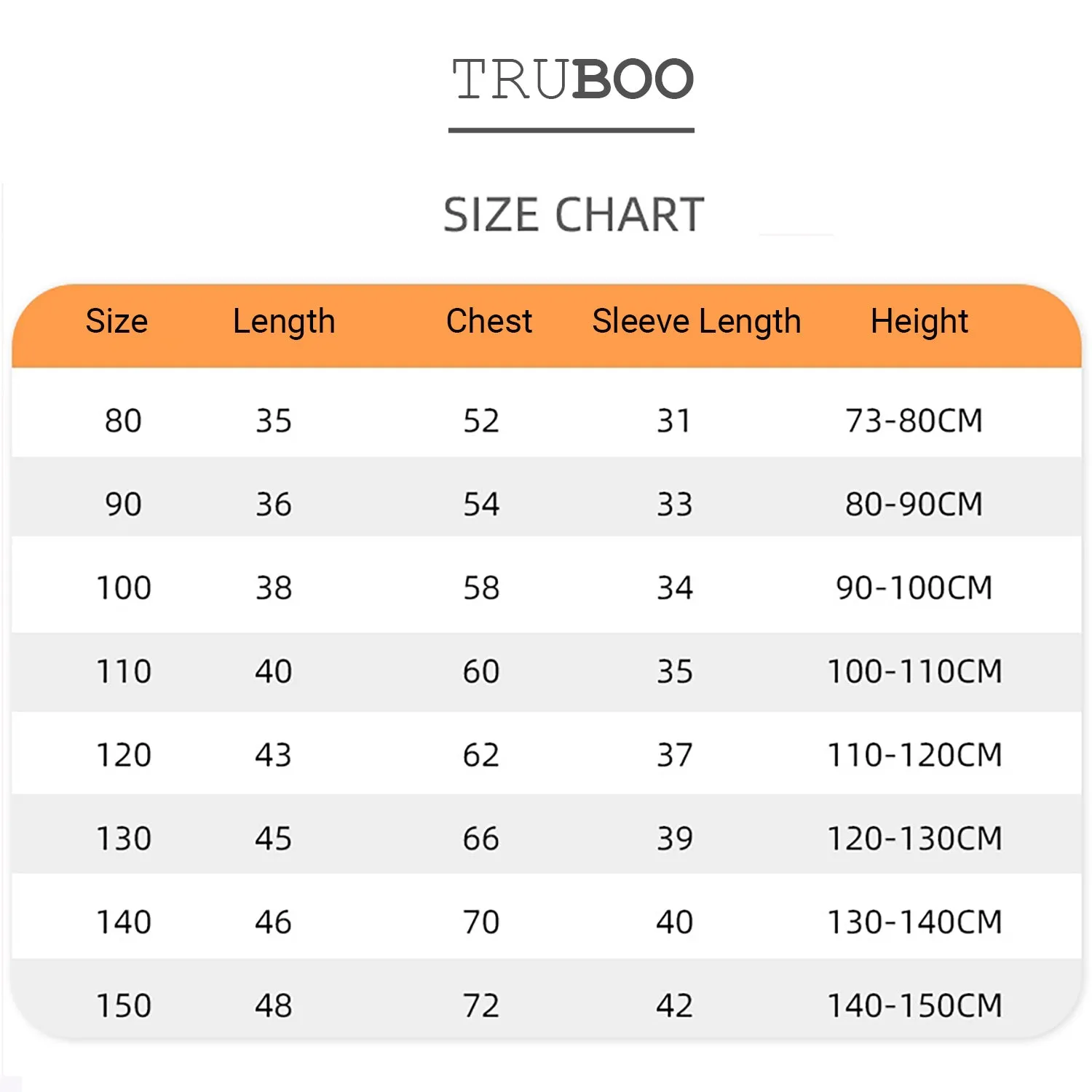 Truboo Kids Winter Long Sleeve T-Shirt Unisex Fleece Sweater Striped Thickening