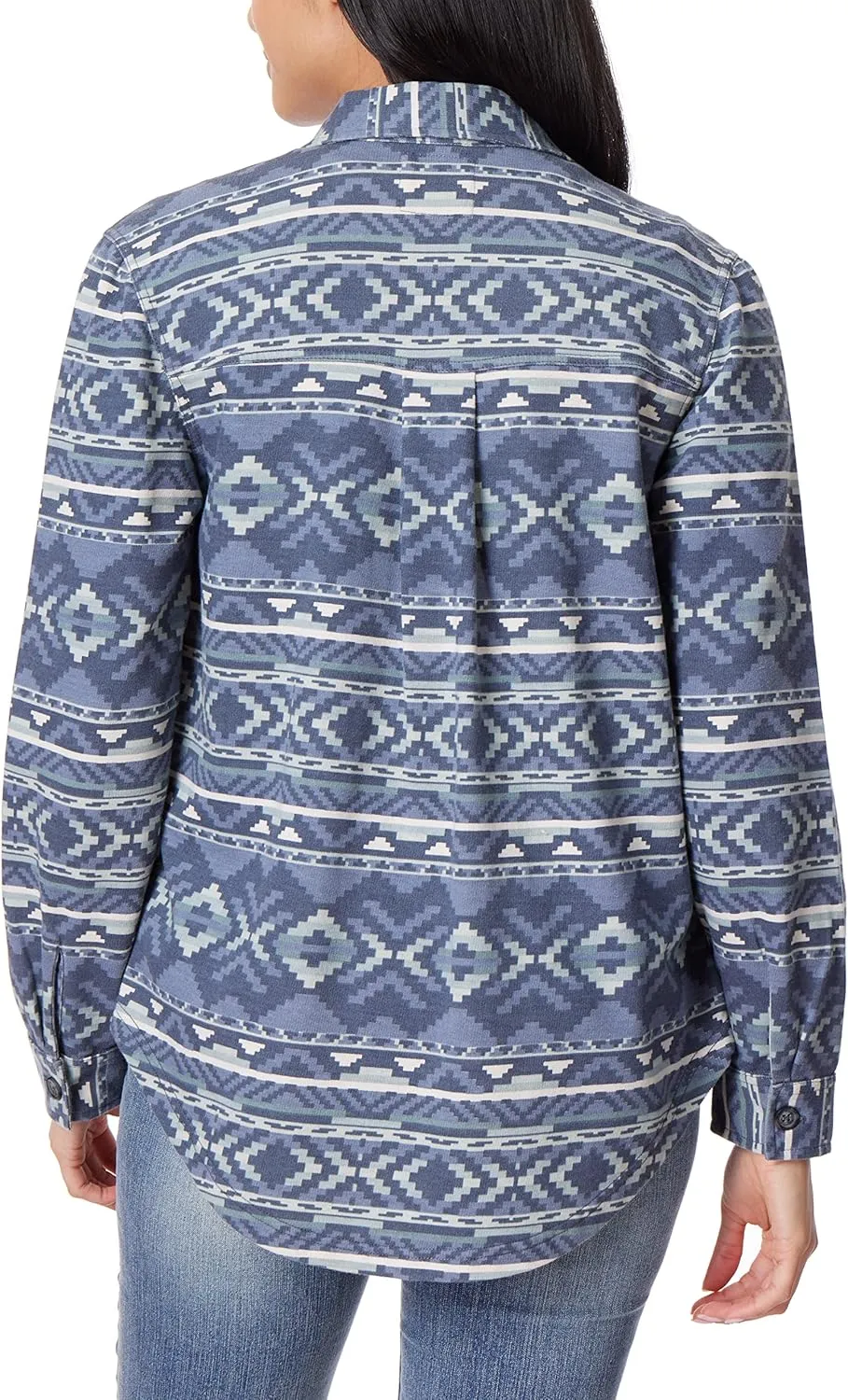 WallFlower Women's Taylor Essential French Terry Boyfriend Fleece Spring, Summer and Fall Light Shacket Jackets