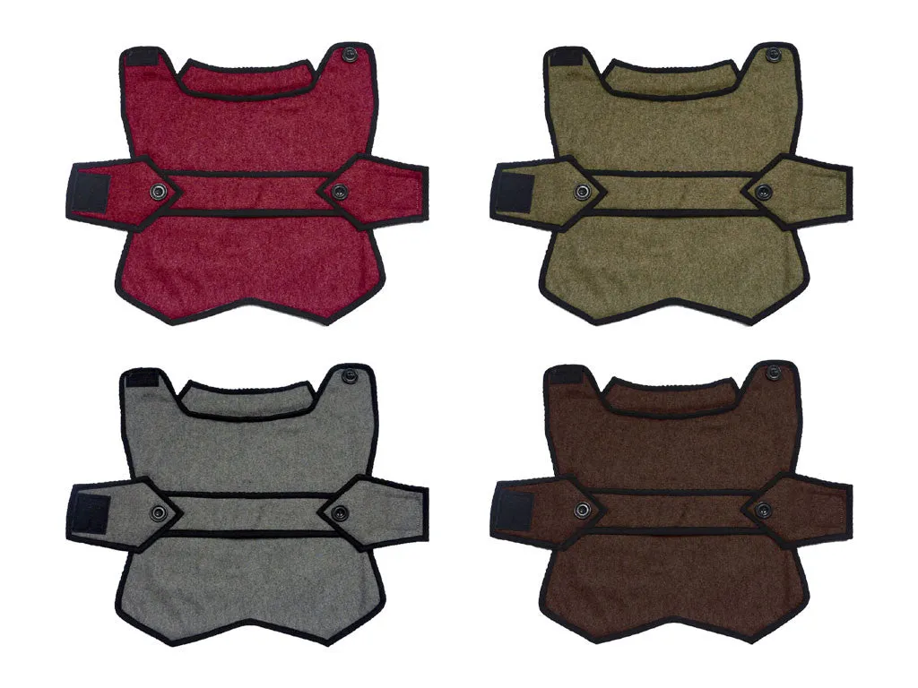 Wool Dog Coat (Grey)