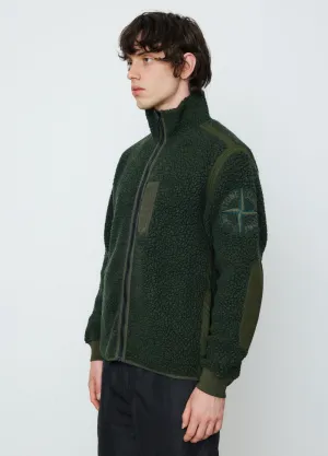 Wool Nylon Polar Fleece Zip Knit